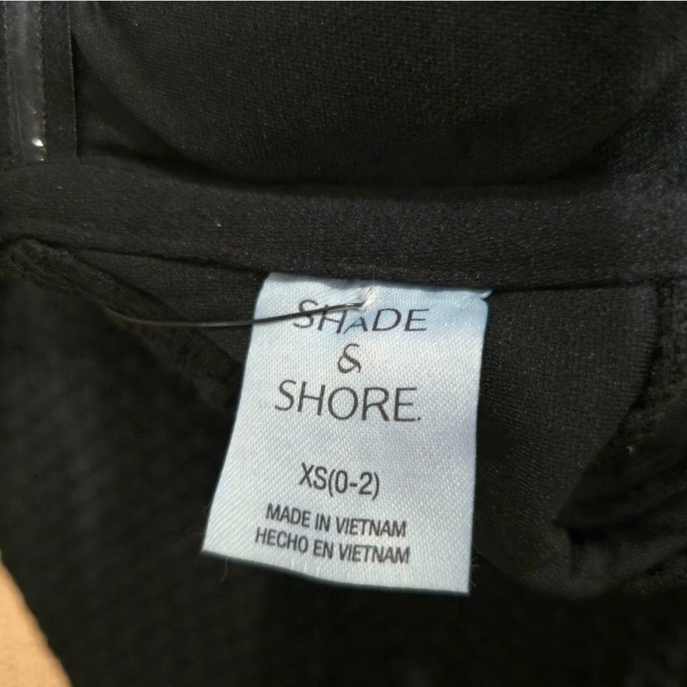 Shade‎ & Shore Womens Black Textured Cutout One Piece Swimsuit XS 238 25 4025 - Picture 8 of 11